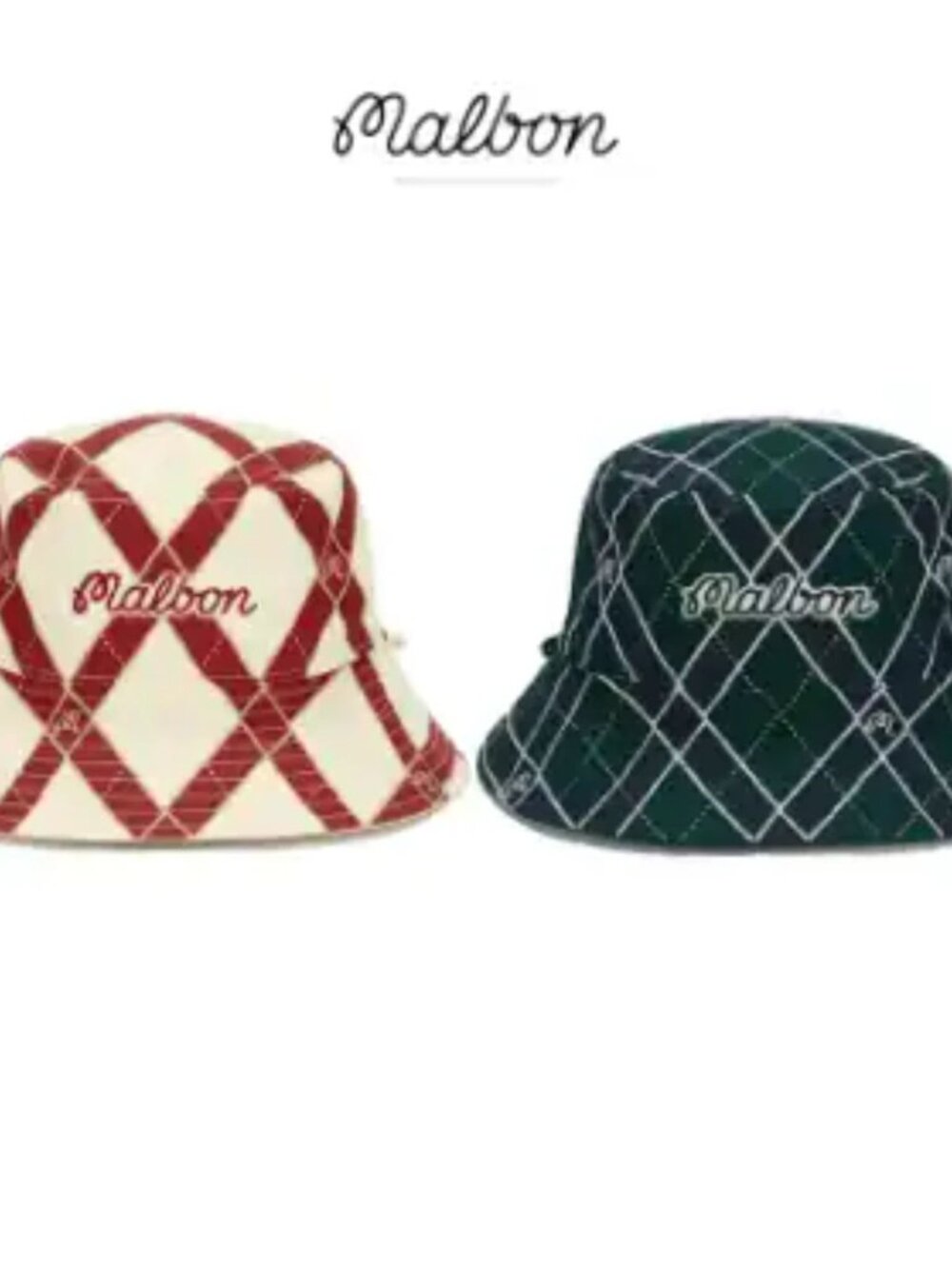 Malbon Visor Hat Fisherman Hat Letter Embroidery for Women Versatile Stylish